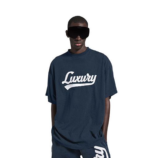バレンシアガスーパーコピー Balenc1aga パッチワーク刺繍半袖Tシャツ