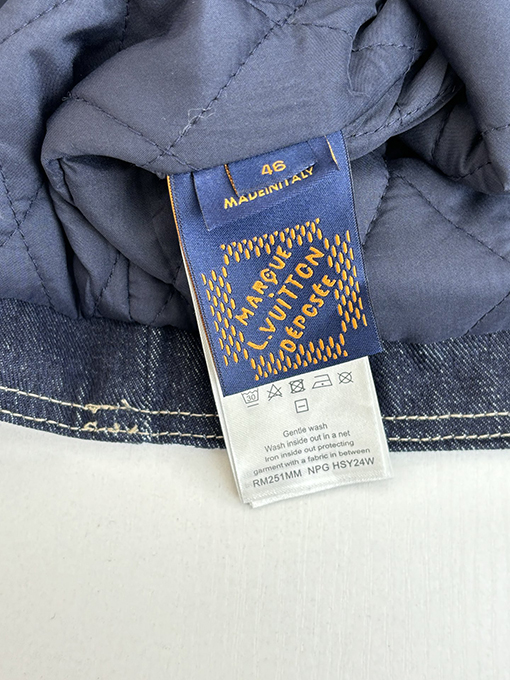 ルイヴィトン Nigo  コラボレーションVネックグラフィティデニムジャケット