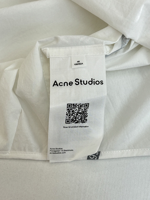 アクネストゥディオズ Acne Studios ジャカードレタリング長袖シャツ