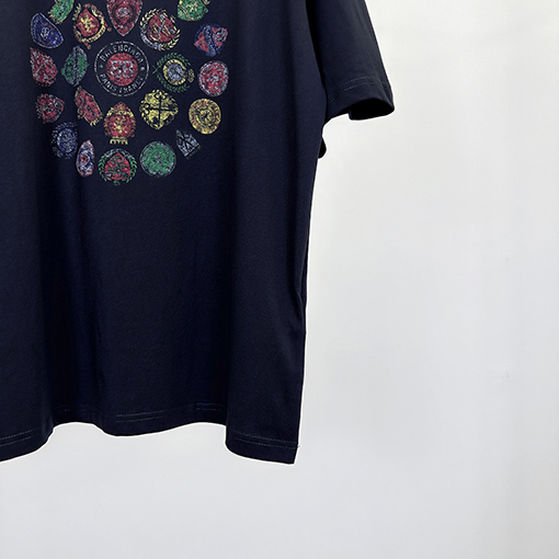 バレンシアガコピー Balenc1aga アートプリントヴィンテージ半袖Tシャツ