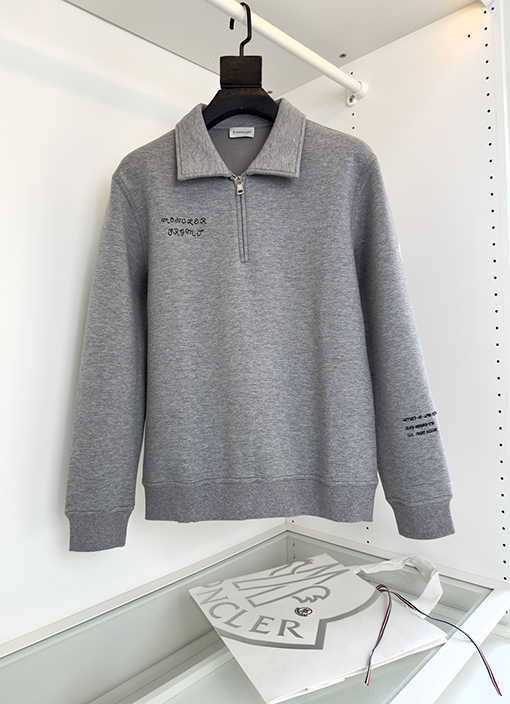 Moncler X Fragment ジョイントコンポジットフリースジッパーラペルスウェットシャツジャケット
