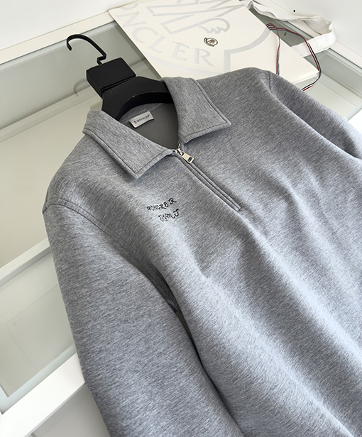 Moncler X Fragment ジョイントコンポジットフリースジッパーラペルスウェットシャツジャケット