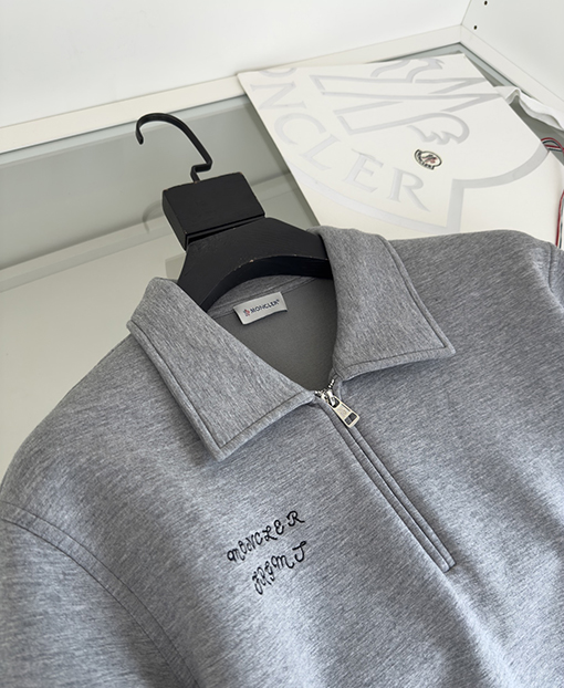 Moncler X Fragment ジョイントコンポジットフリースジッパーラペルスウェットシャツジャケット