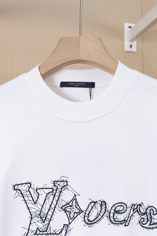 ルイヴィトン LV 逆文字刺繍クルーネックスパーカー