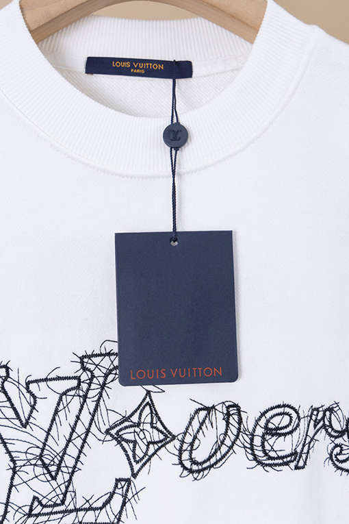 ルイヴィトン LV 逆文字刺繍クルーネックスパーカー