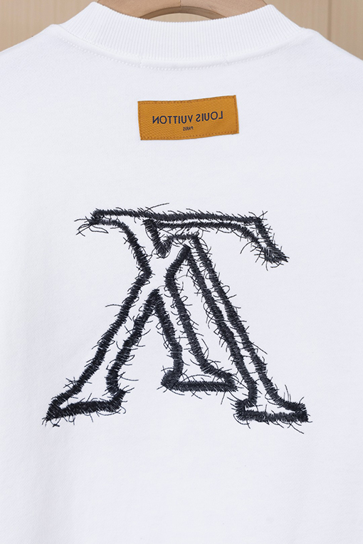 ルイヴィトン LV 逆文字刺繍クルーネックスパーカー