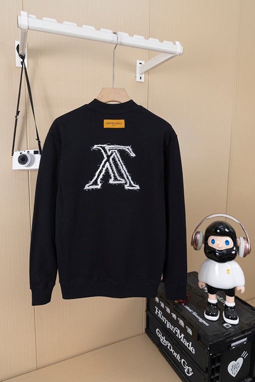 ルイヴィトン LV 逆文字刺繍クルーネックスパーカー