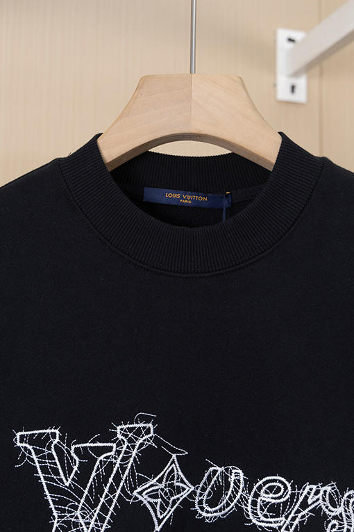ルイヴィトン LV 逆文字刺繍クルーネックスパーカー