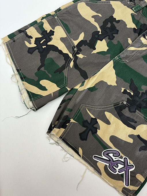 クロムハーツスーパーコピー レザーカモフラージュショーツ