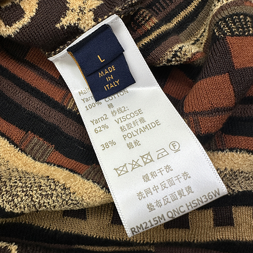 ルイヴィトン Nigo コラボレーションニット半袖ポロシャツ