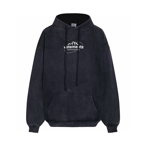 ヴェトモン VETEMENTS デジタルダイレクトプリントの高級フード付きスパーカー