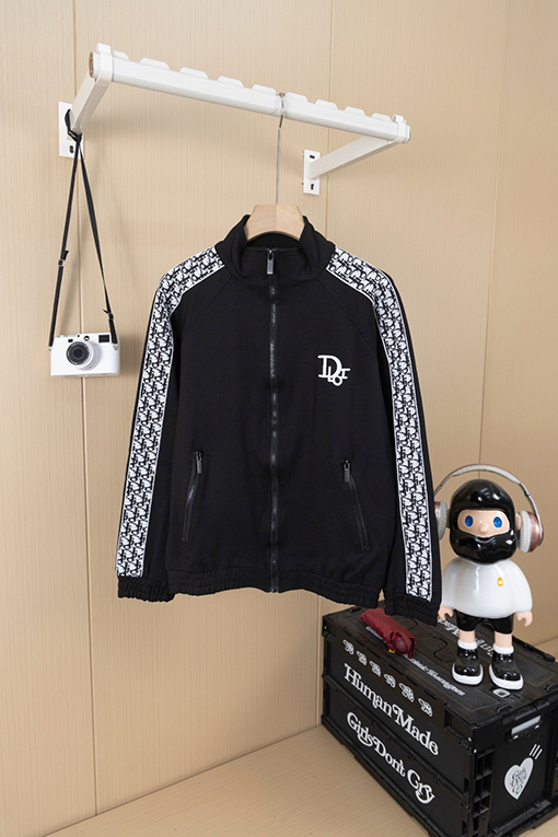 ディオール D1or 小さなウェブロゴ刺繍入りジャケット