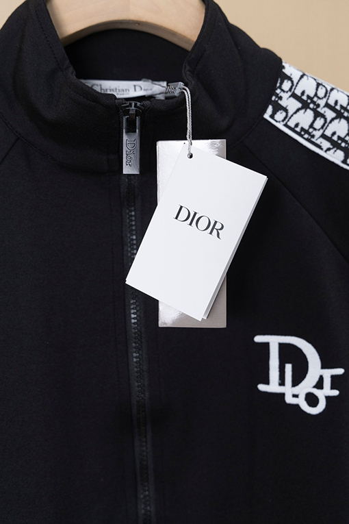 ディオール D1or 小さなウェブロゴ刺繍入りジャケット