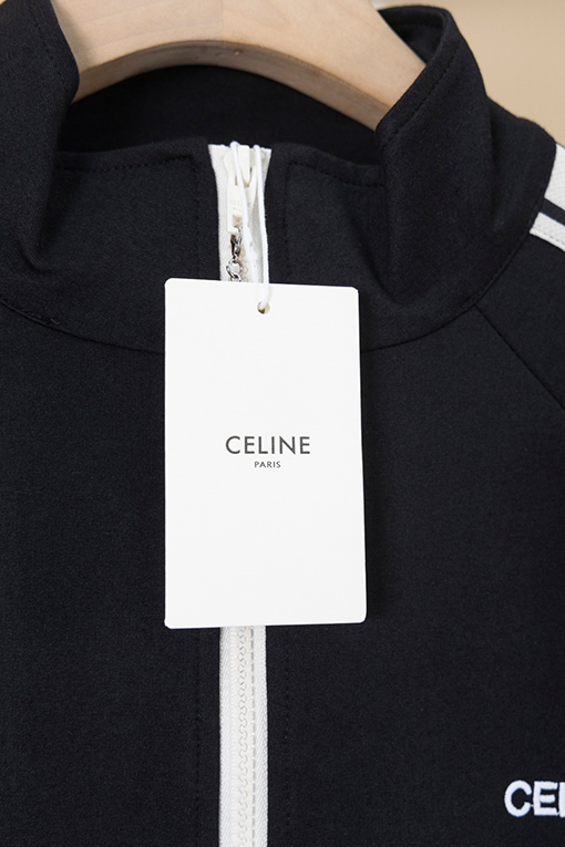 セリーヌコピー CELINE ウェブスタンドカラージップアップジャケット