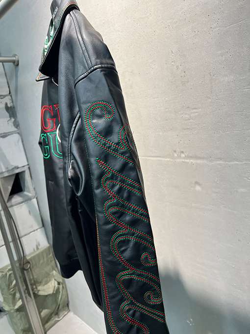 グッチコピー GUCCI 新しいバイクレザージャケット