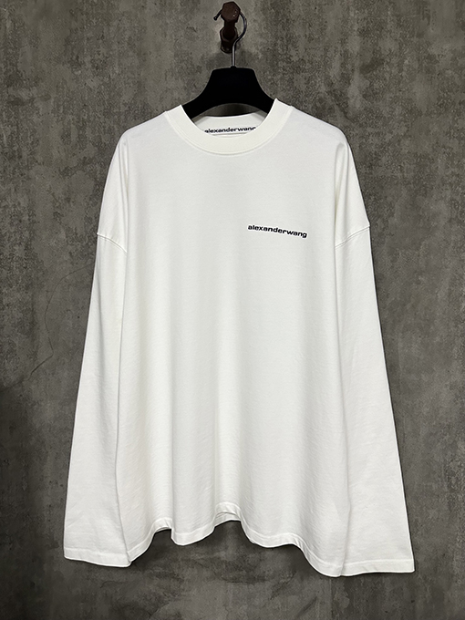 アレキサンダーワンコピー alexanderwang 新しい小さなロゴプリントの長袖シャツ