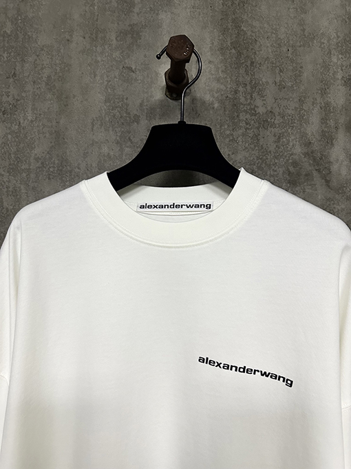 アレキサンダーワンコピー alexanderwang 新しい小さなロゴプリントの長袖シャツ