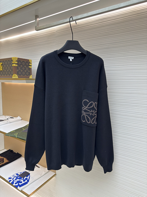 ロエベ ポケットジャカードセーター