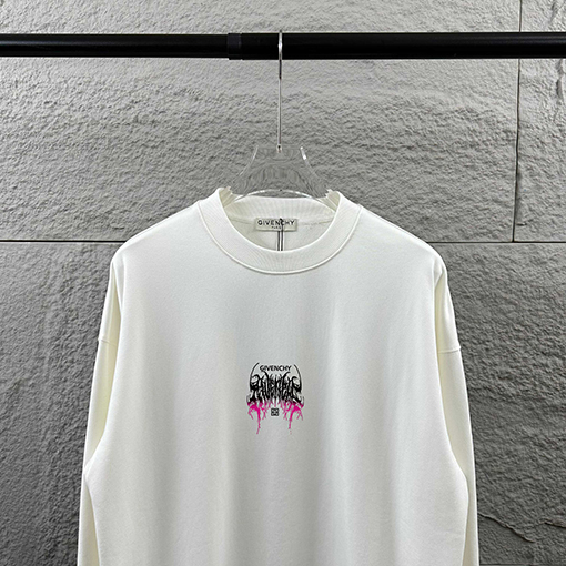 ジバンシイ クラシックウィングス トーテムレタープリント クルーネックスパーカー