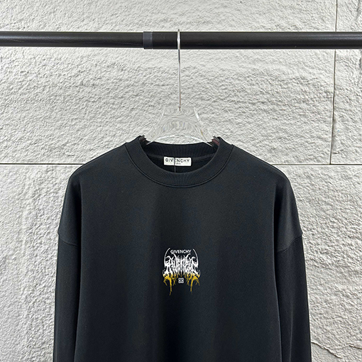 ジバンシイ クラシックウィングス トーテムレタープリント クルーネックスパーカー