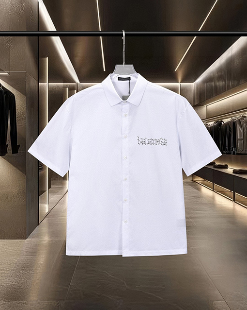 バレンシアガ Balenciaga 春夏シリーズ 新ロゴレター半袖シャツ
