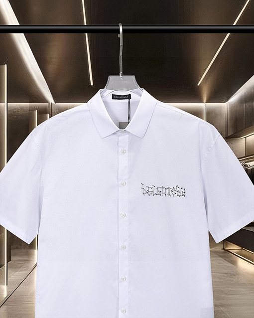 バレンシアガ Balenciaga 春夏シリーズ 新ロゴレター半袖シャツ