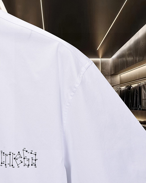 バレンシアガ Balenciaga 春夏シリーズ 新ロゴレター半袖シャツ