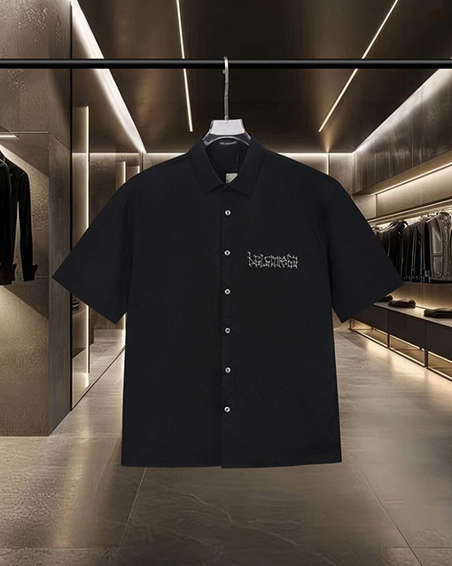 バレンシアガ Balenciaga 春夏シリーズ 新ロゴレター半袖シャツ