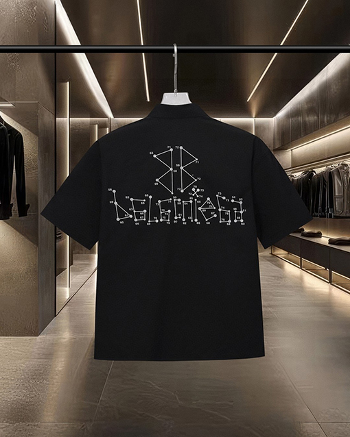 バレンシアガ Balenciaga 春夏シリーズ 新ロゴレター半袖シャツ