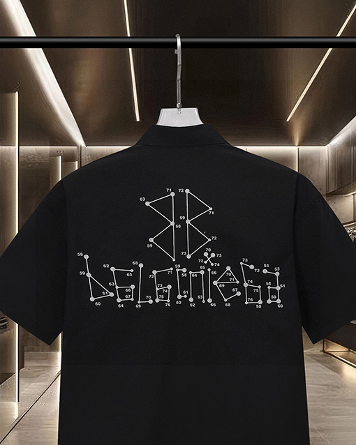 バレンシアガ Balenciaga 春夏シリーズ 新ロゴレター半袖シャツ