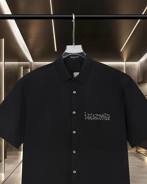 バレンシアガ Balenciaga 春夏シリーズ 新ロゴレター半袖シャツ