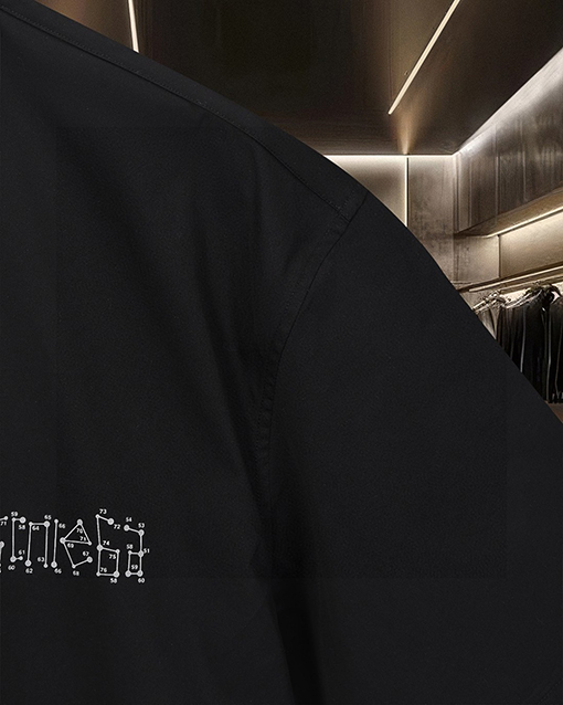 バレンシアガ Balenciaga 春夏シリーズ 新ロゴレター半袖シャツ
