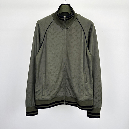 グッチ ジャカードジッパージャケット
