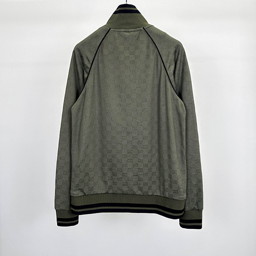 グッチ ジャカードジッパージャケット