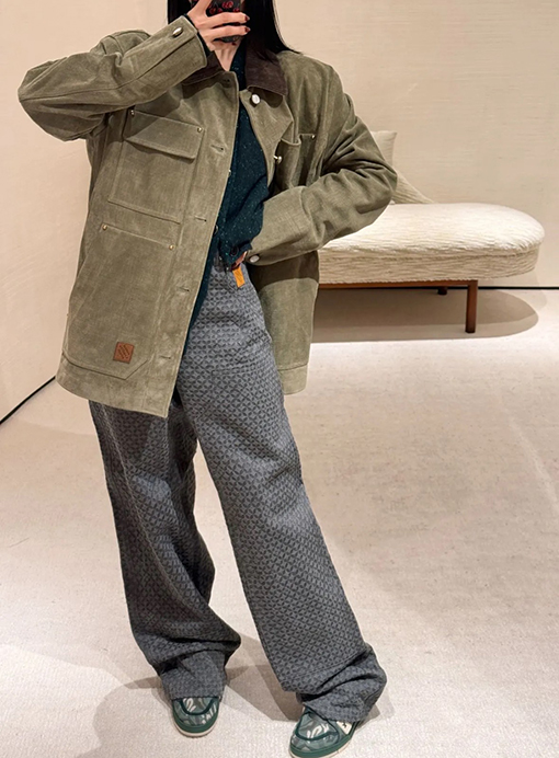 ルイヴィトン Nigo コラボレーションオーバーオールパンツ