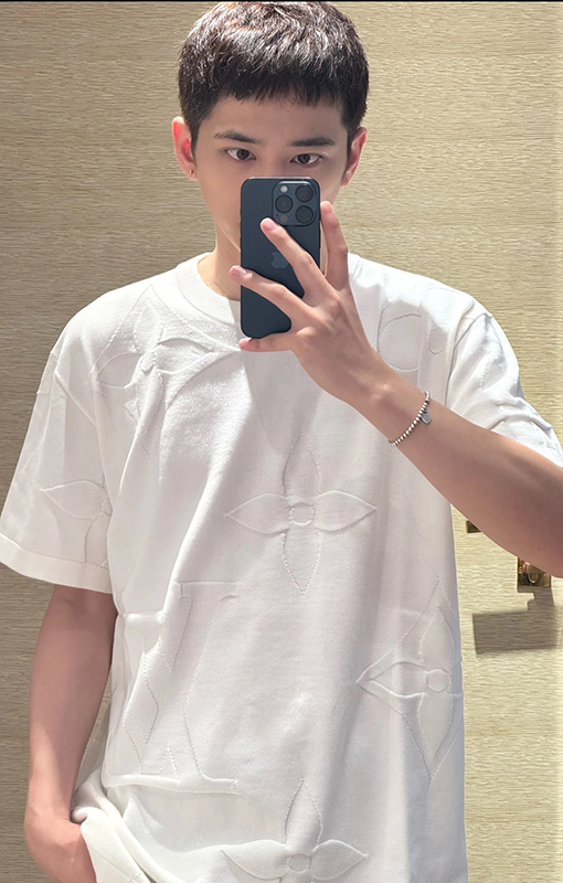 ルイヴィトン ジャカードニット半袖Tシャツ