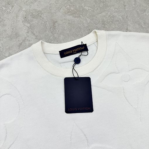 ルイヴィトン ジャカードニット半袖Tシャツ