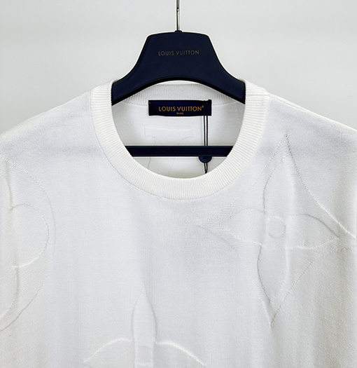 ルイヴィトン ジャカードニット半袖Tシャツ