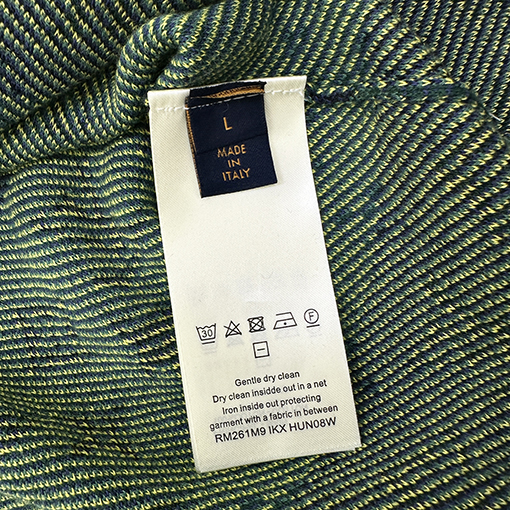 ルイヴィトン コントラストカラージャカードニット半袖Tシャツ