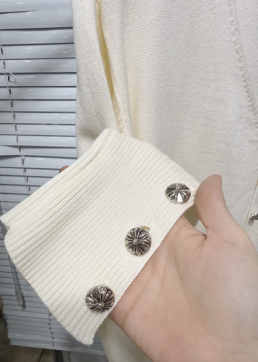 クロムハーツコピー キャットウォークスタイルのコットンニットカーディガン
