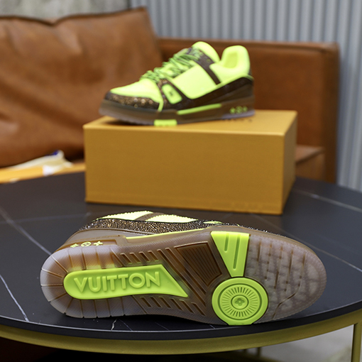 ルイヴィトンコピー LV Trainer キラキラ輝くカップルスニーカー