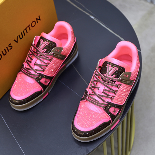 ルイヴィトンコピー LV Trainer キラキラ輝くカップルスニーカー