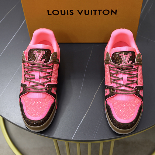 ルイヴィトンコピー LV Trainer キラキラ輝くカップルスニーカー