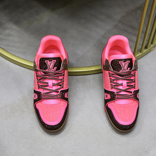 ルイヴィトンコピー LV Trainer キラキラ輝くカップルスニーカー