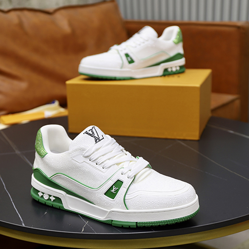 ルイヴィトン LV Trainer ダイヤモンドカップルスニーカー