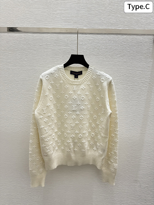 ルイヴィトンコピー 新しい刺繍ジャカードプルオーバーセーター