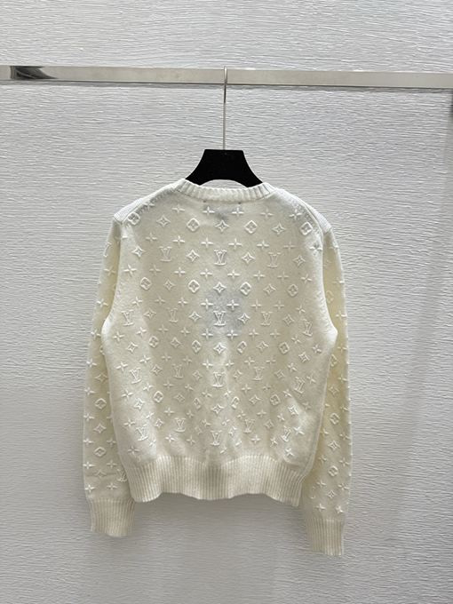 ルイヴィトンコピー 新しい刺繍ジャカードプルオーバーセーター