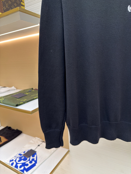 バレンシアガ Balenciaga 小麦の穂刺繍入りマッドプリントセーター