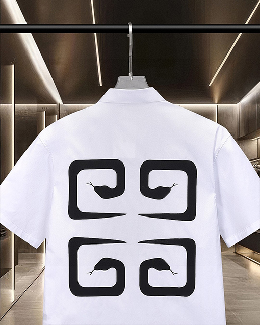 ジバンシイスーパーコピー Gロゴキャットウォーク半袖シャツ