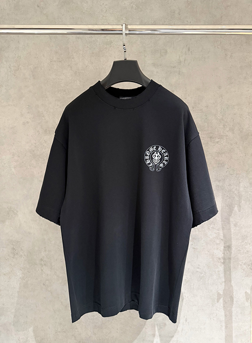 クロムハーツ 前後デジタルダイレクトプリント半袖Tシャツ